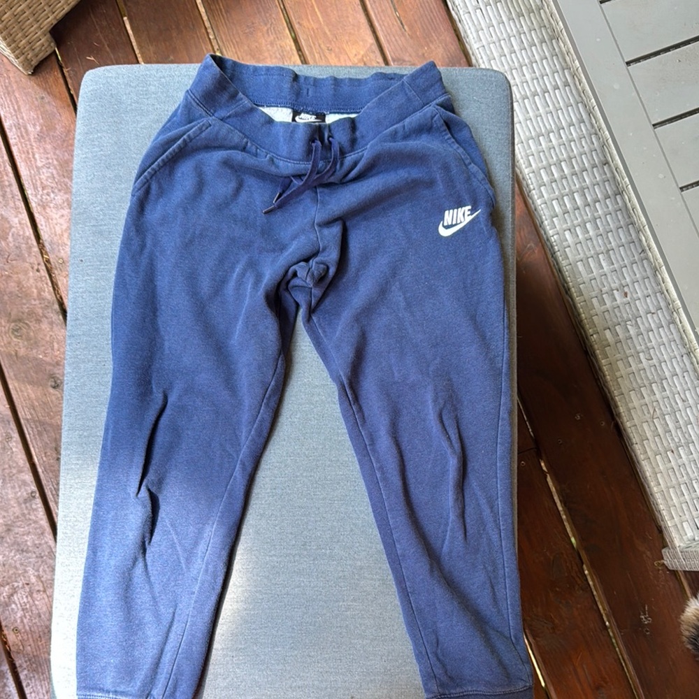 Nike Kids Navy Blue Sweatpants